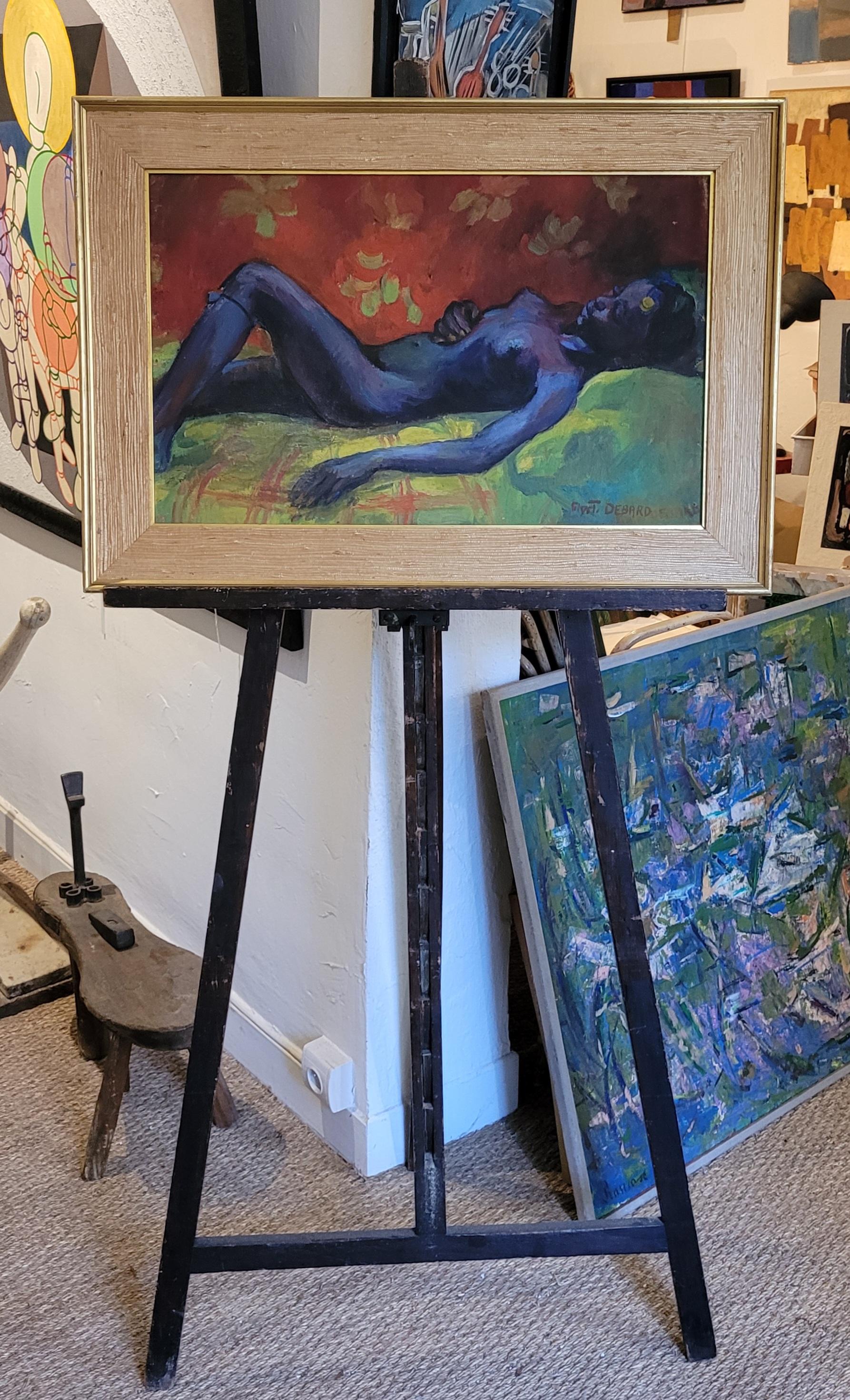 Odalisque, Matisse inspired Female Nude in Repose. For Sale 14