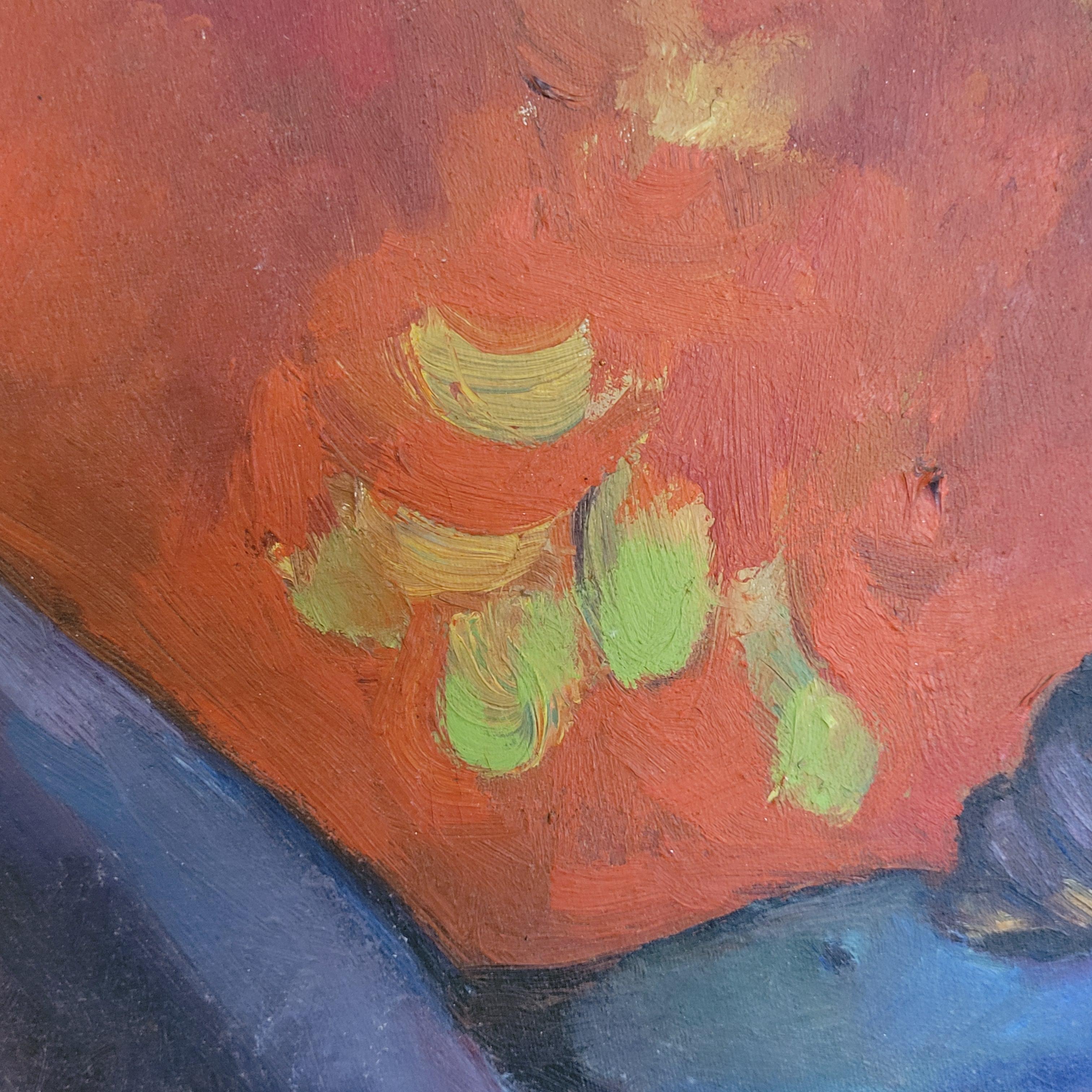 Odalisque, Matisse inspired Female Nude in Repose. For Sale 4