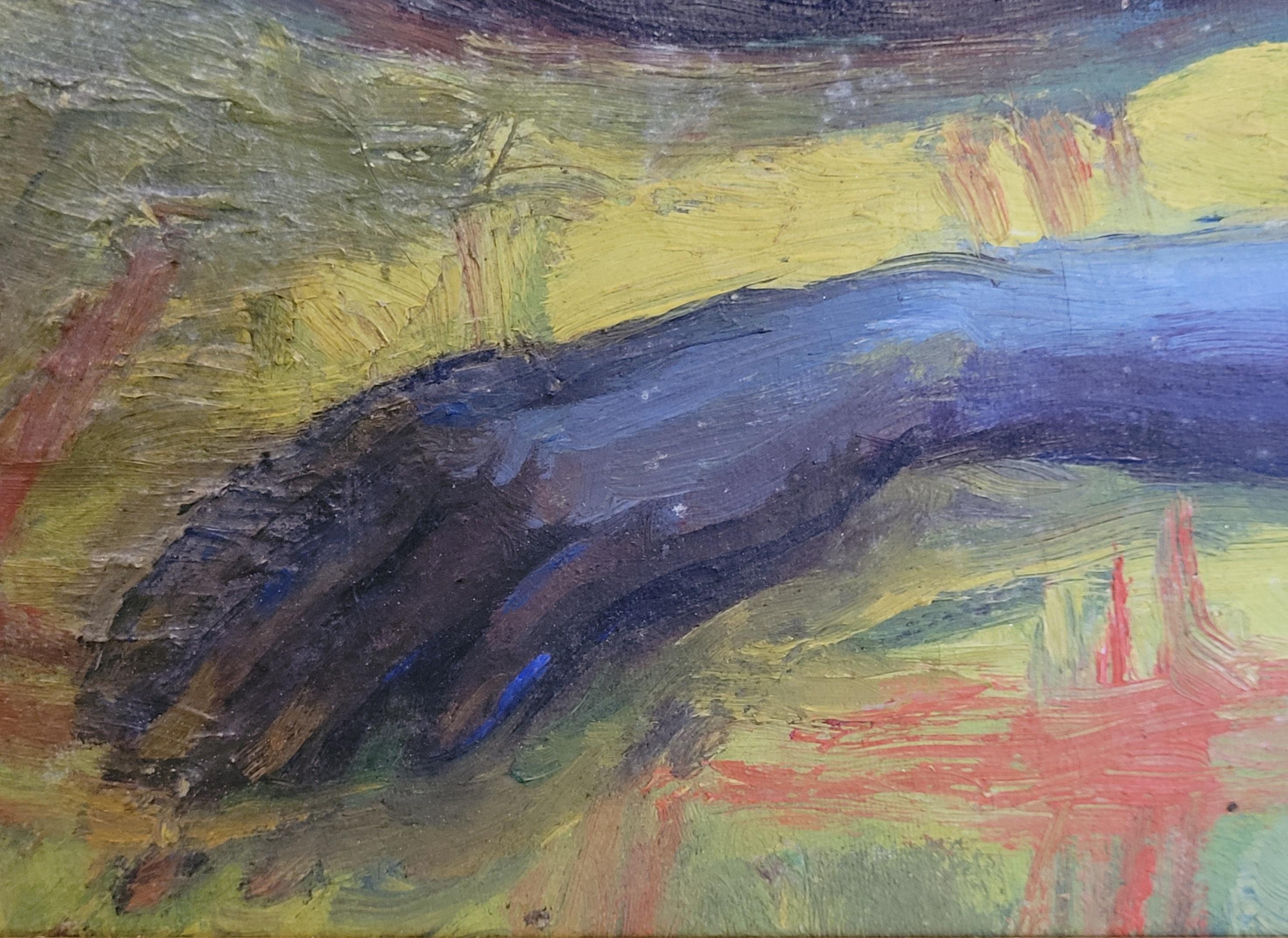 Odalisque, Matisse inspired Female Nude in Repose. For Sale 5