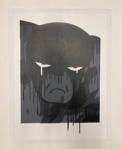 Mysterious Al 'Untitled (Black)', 2007, Screenprint, signed dated and numbered