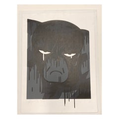 Mysterious Al 'Untitled (Black)', 2007, Screenprint, signed dated and numbered