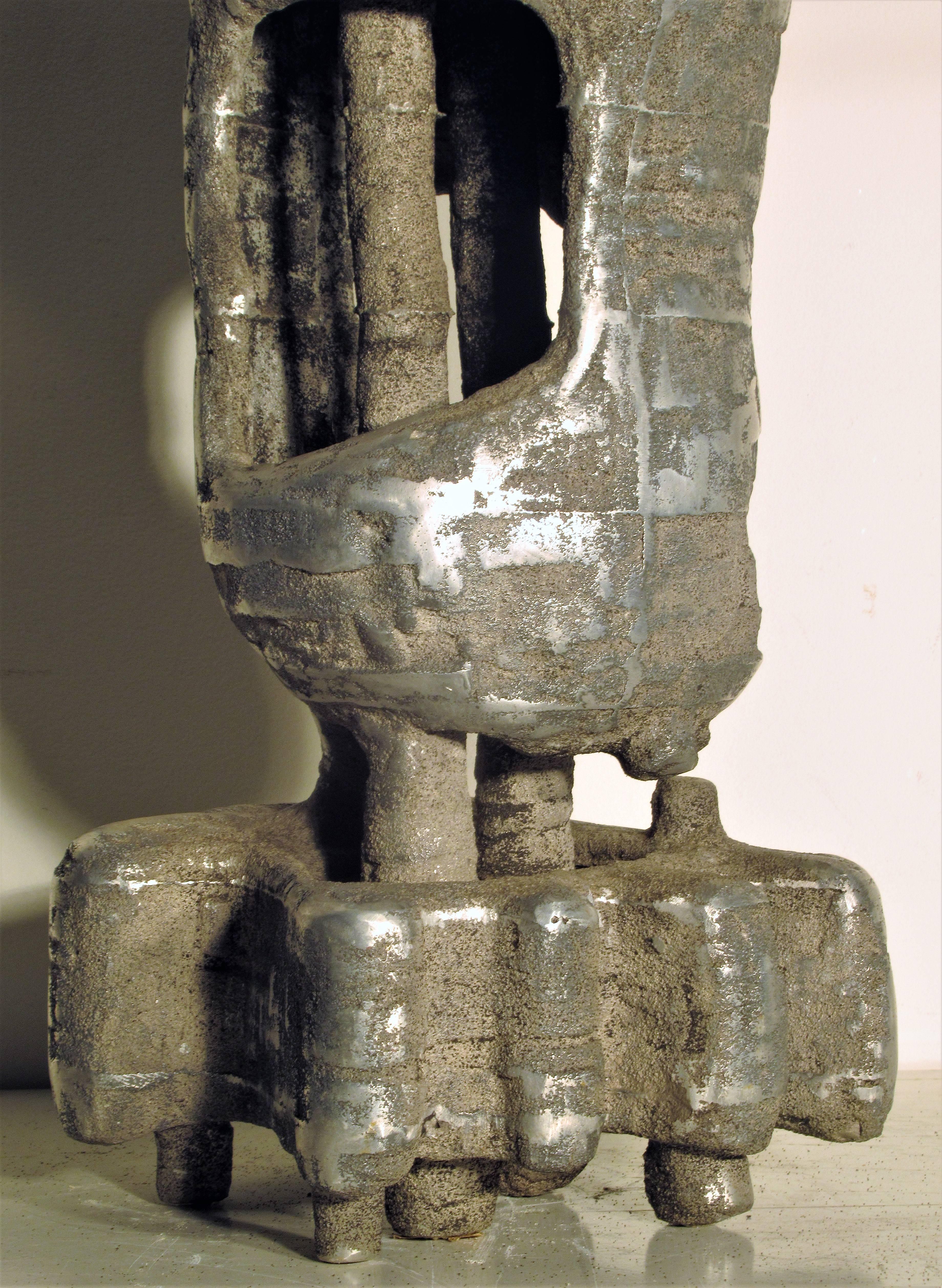 Mysterious Brutalist Sculpture by William F. Sellers In Good Condition In Rochester, NY