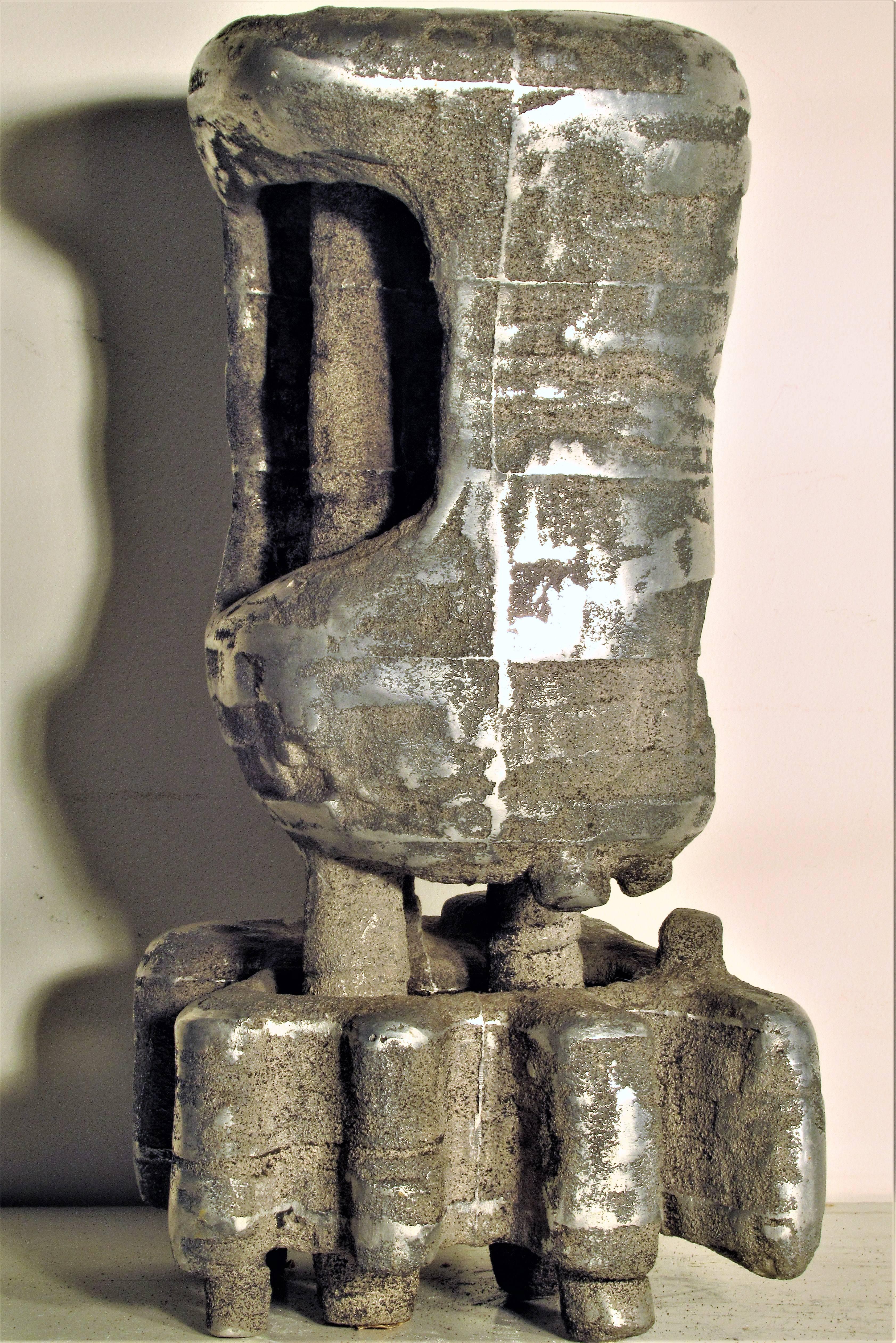 20th Century Mysterious Brutalist Sculpture by William F. Sellers
