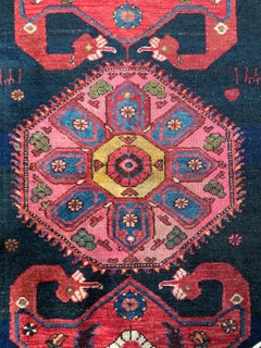 Mysterious Dated Tribal Antique Rug