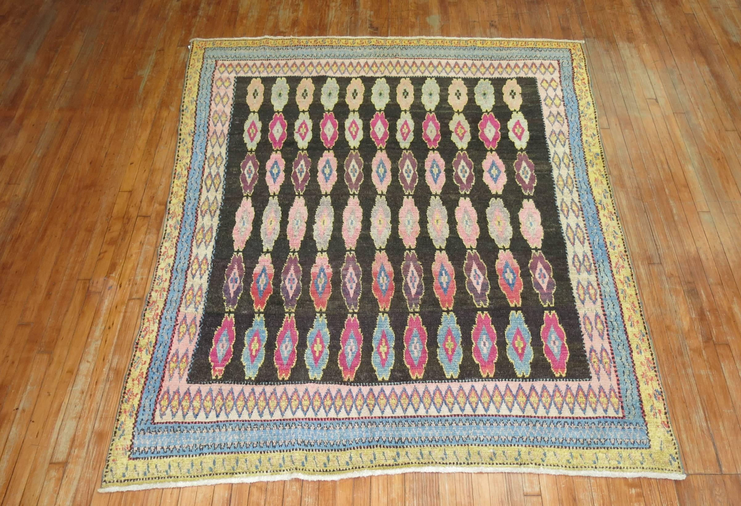 Inconnu Tapis vintage mystérieux