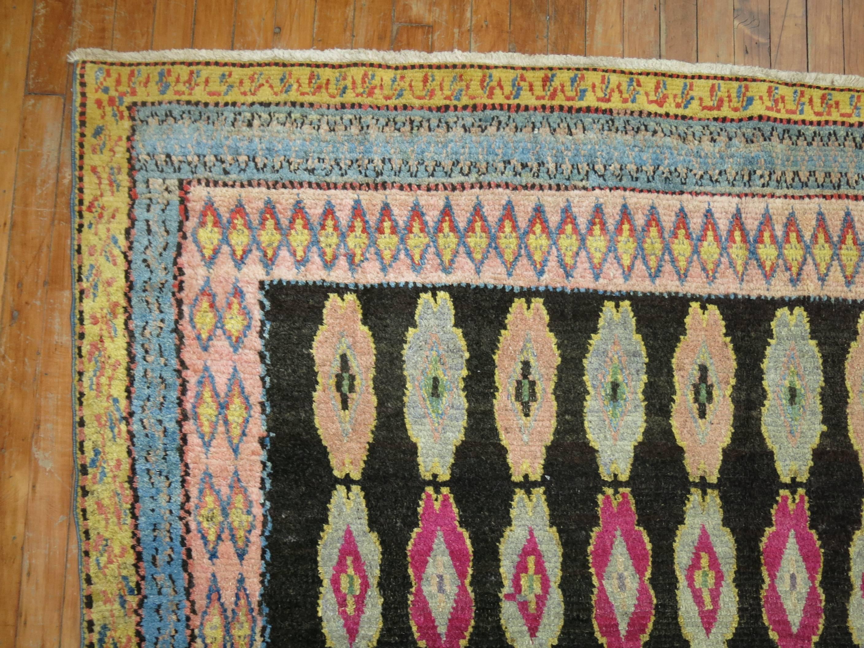 Mysterious Vintage Rug In Excellent Condition In New York, NY