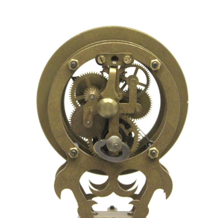 Mystery Brass Elephant Figure Swinging Clock with 8 Day Skeleton Movement 2