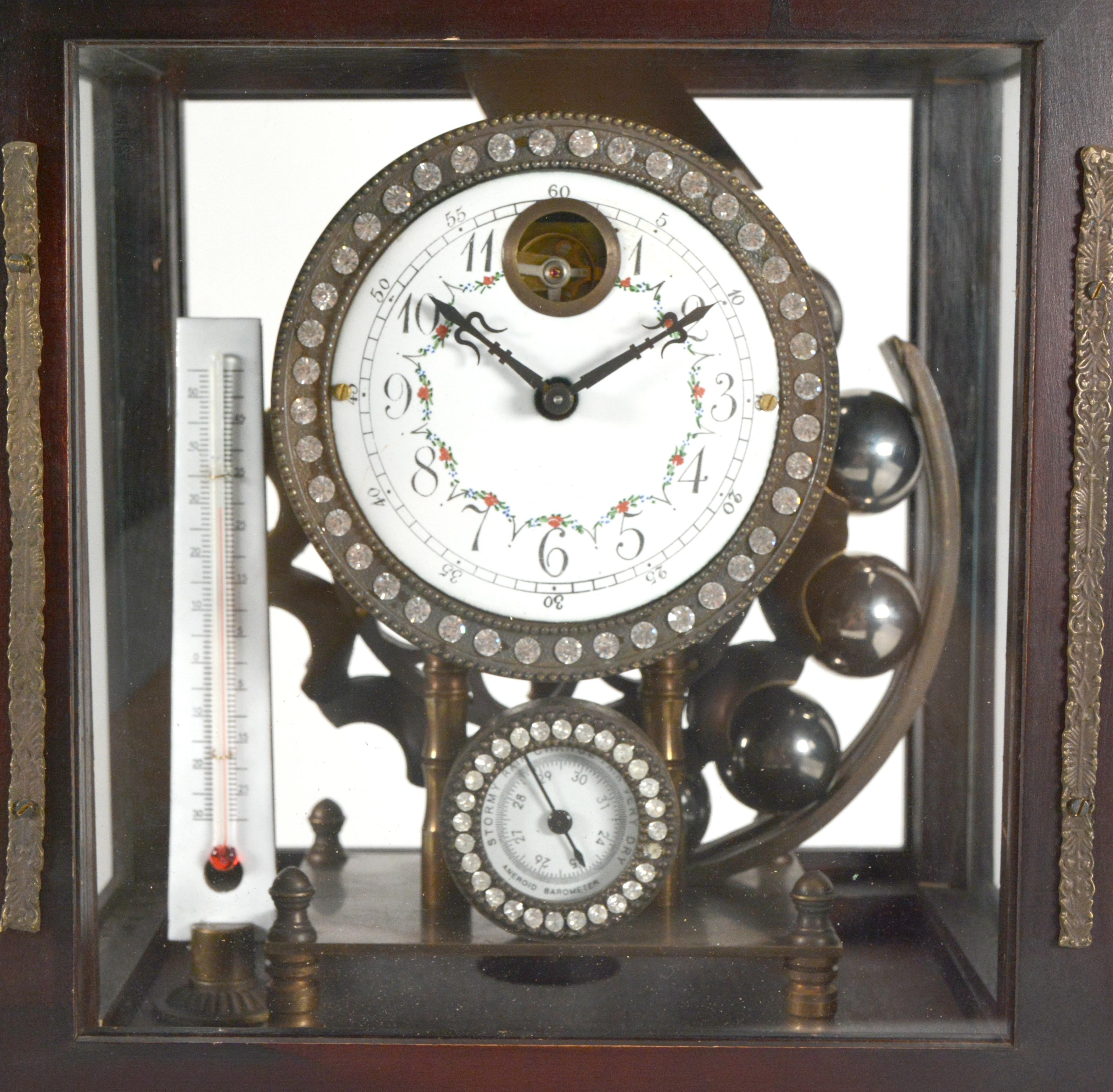 Mystery Ferris Wheel Gravity Weight Ball Driven Regulator Clock - Never Wind It! For Sale 5
