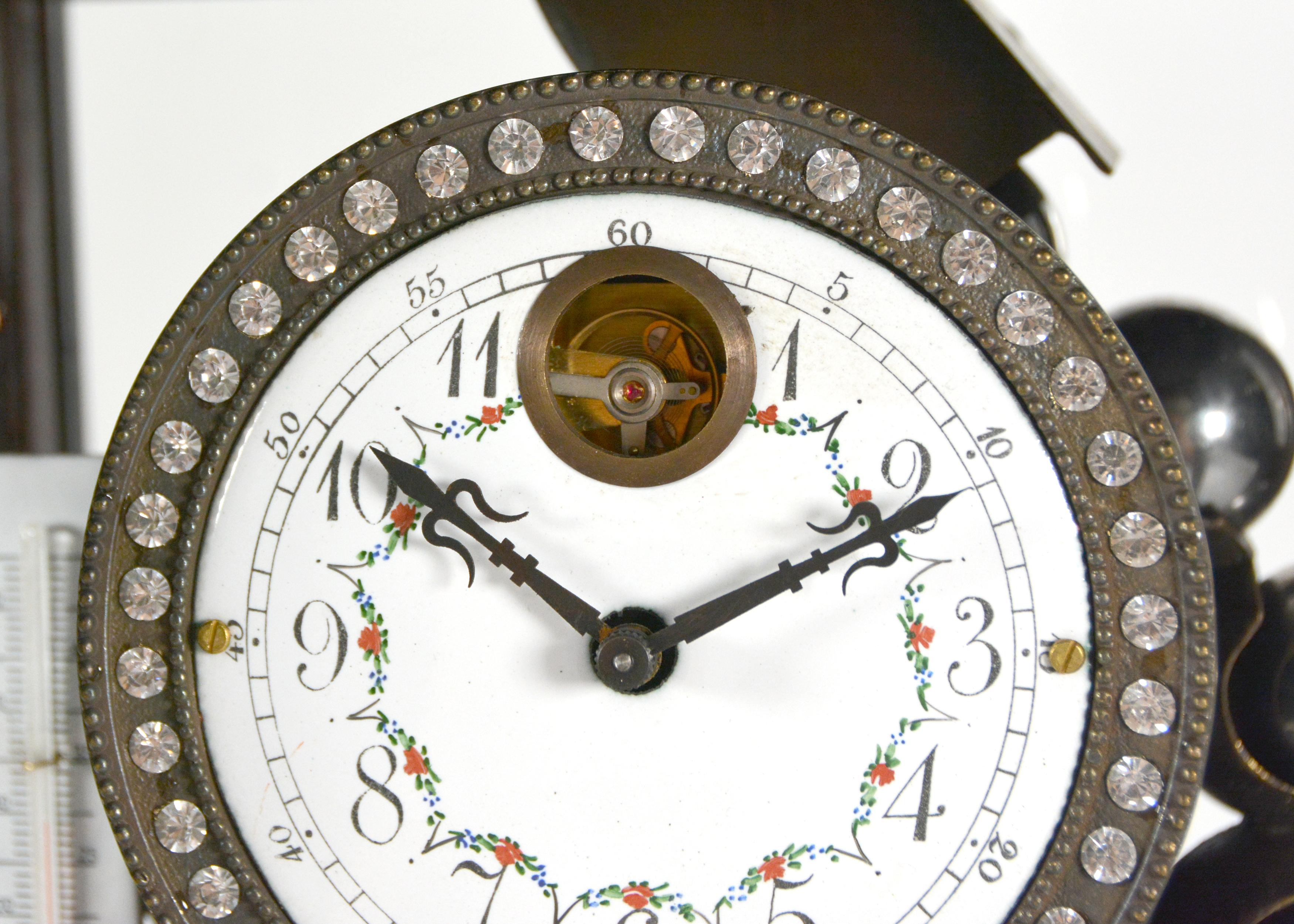 Mystery Ferris Wheel Gravity Weight Ball Driven Regulator Clock - Never Wind It! For Sale 6