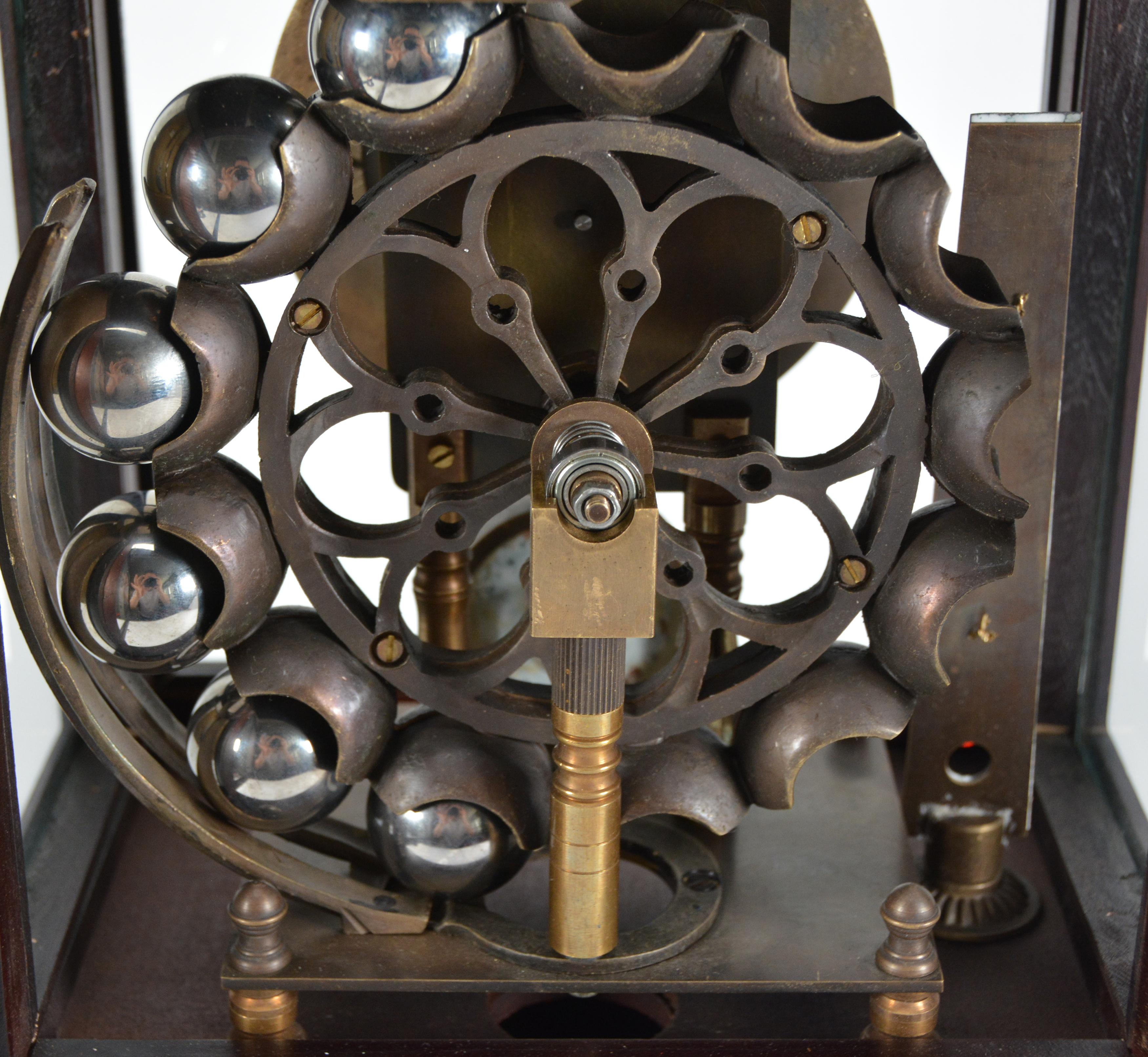 Mystery Ferris Wheel Gravity Weight Ball Driven Regulator Clock - Never Wind It! For Sale 10