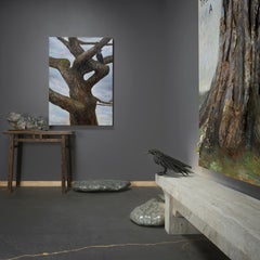 "Legame mistico", tecnica mista su tela, 2022