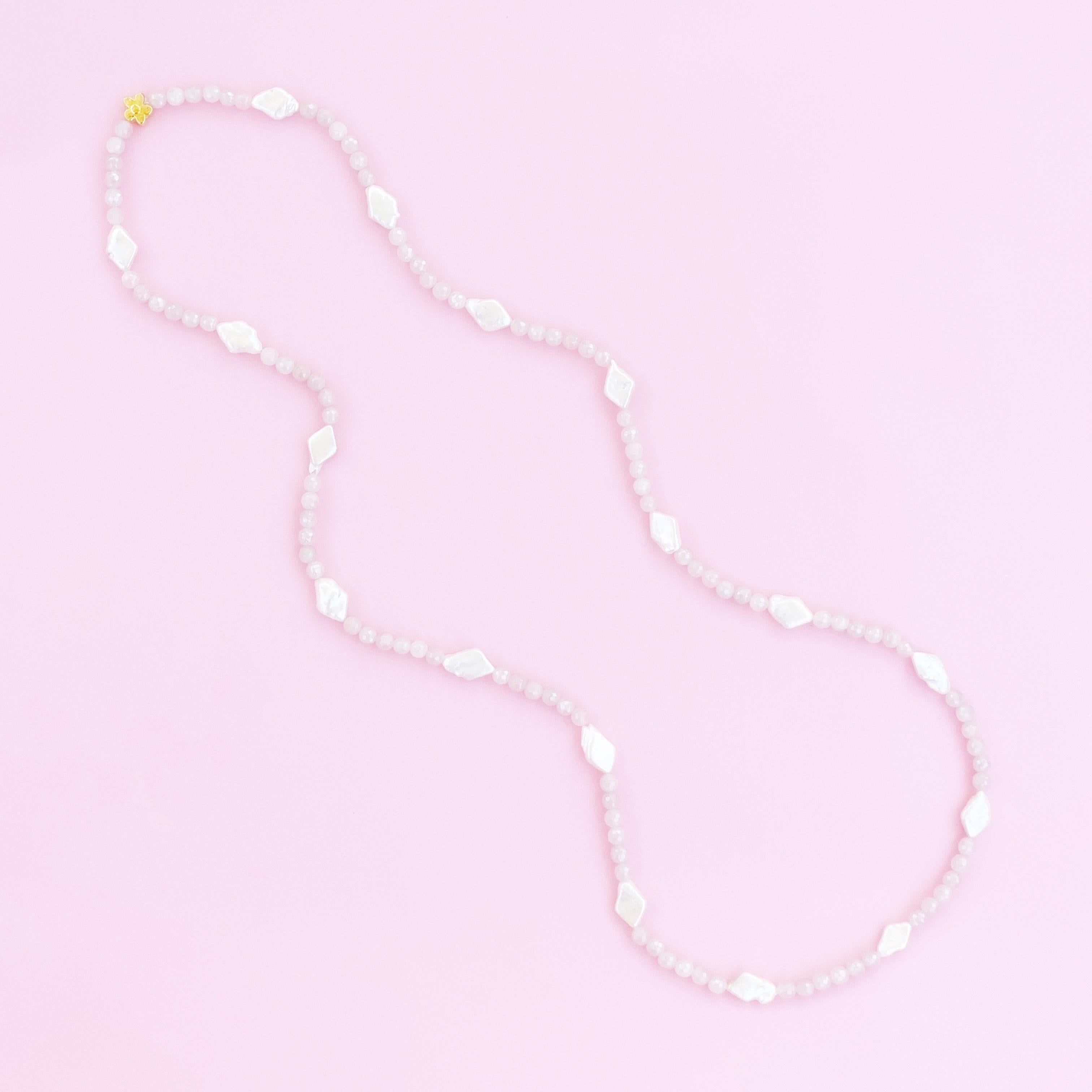 stretchy pearl necklace