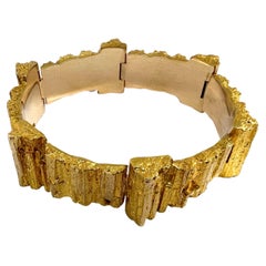 "Mystica" Bracelet in 14K Gold Designed by Björn Weckström for Lapponia