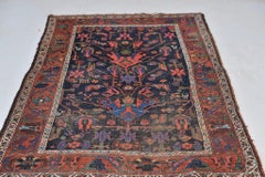 Mystical Highly Attractive Navy, Green, Watermelon Antique Rug