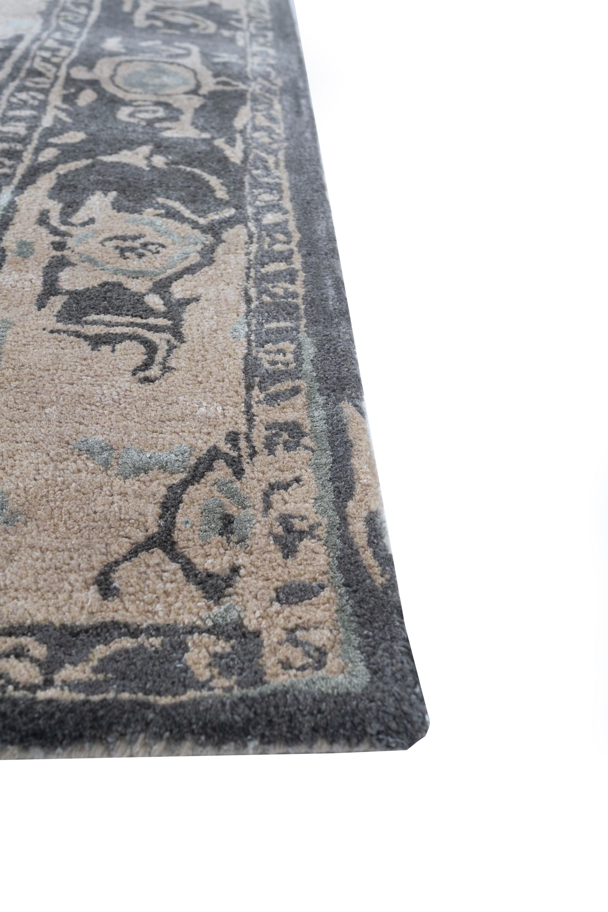 Introducing this wonder from our cosmic Mythos collection, this piece can transform spaces into stylish sanctuaries. Crafted with a unique design that seamlessly blends Italian allure with the earthy charm of charcoal color, this rug is a visual