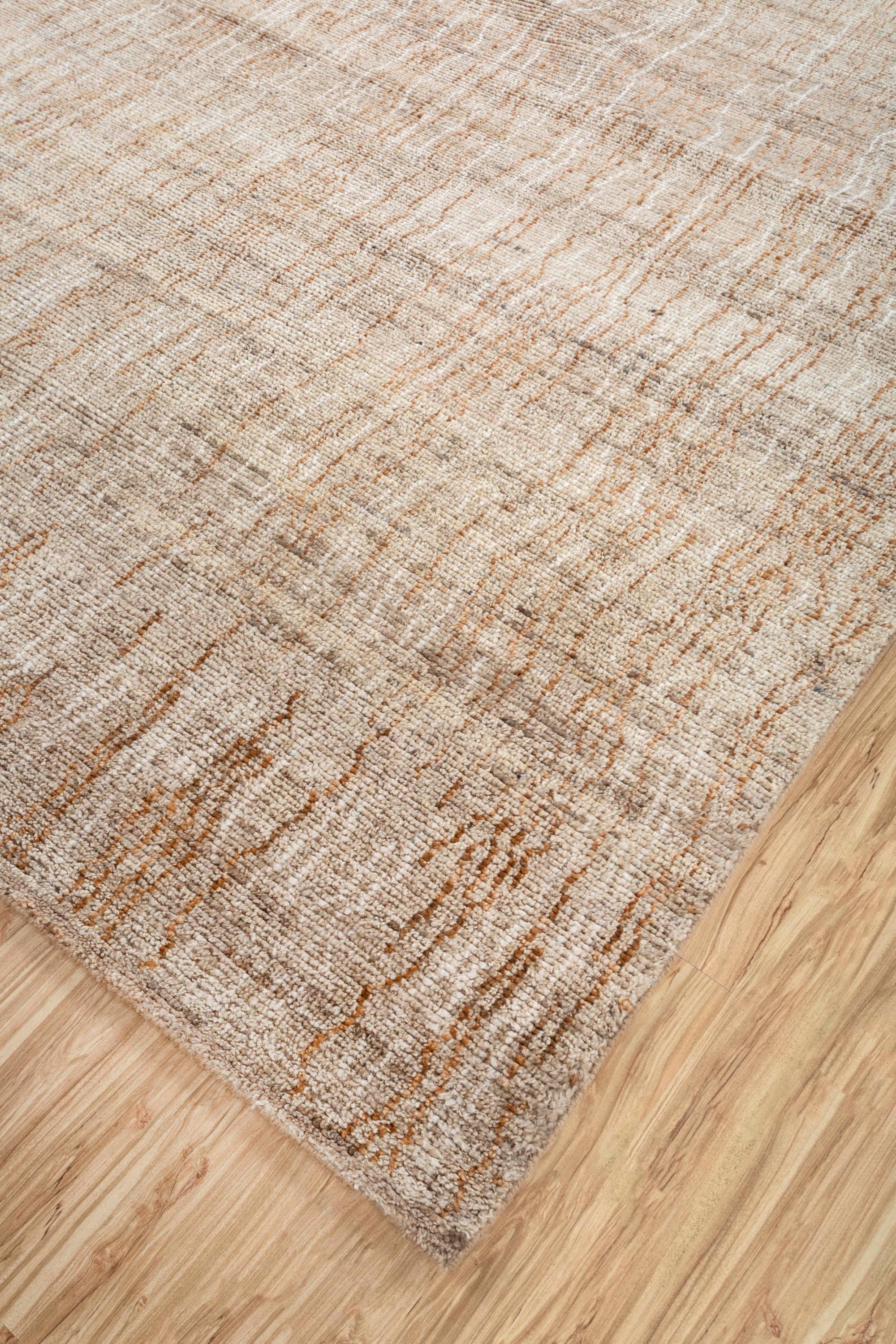 Modern Mystique Splendor Clay & Clay180x270 cm Hand Knotted Rug For Sale