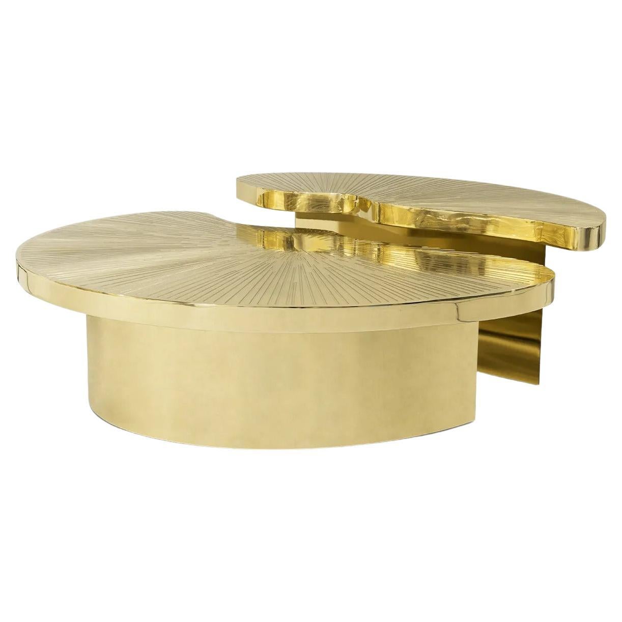 Myth Brass Coffee Table For Sale