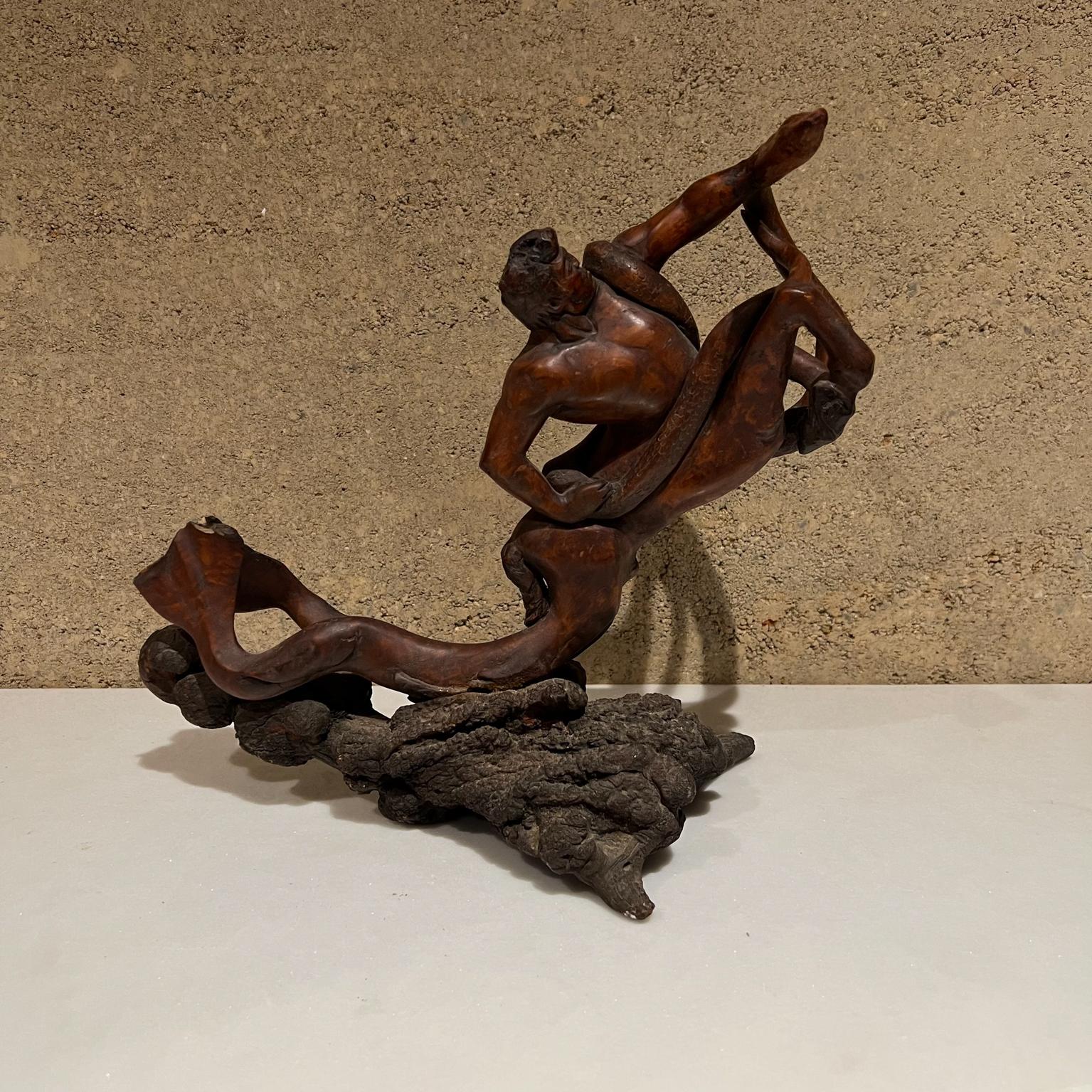 Mythical Hercules and The Hydra Wood Sculpture
11 tall x 6 w x 12 d
Original preowned vintage condition.
See images provided.