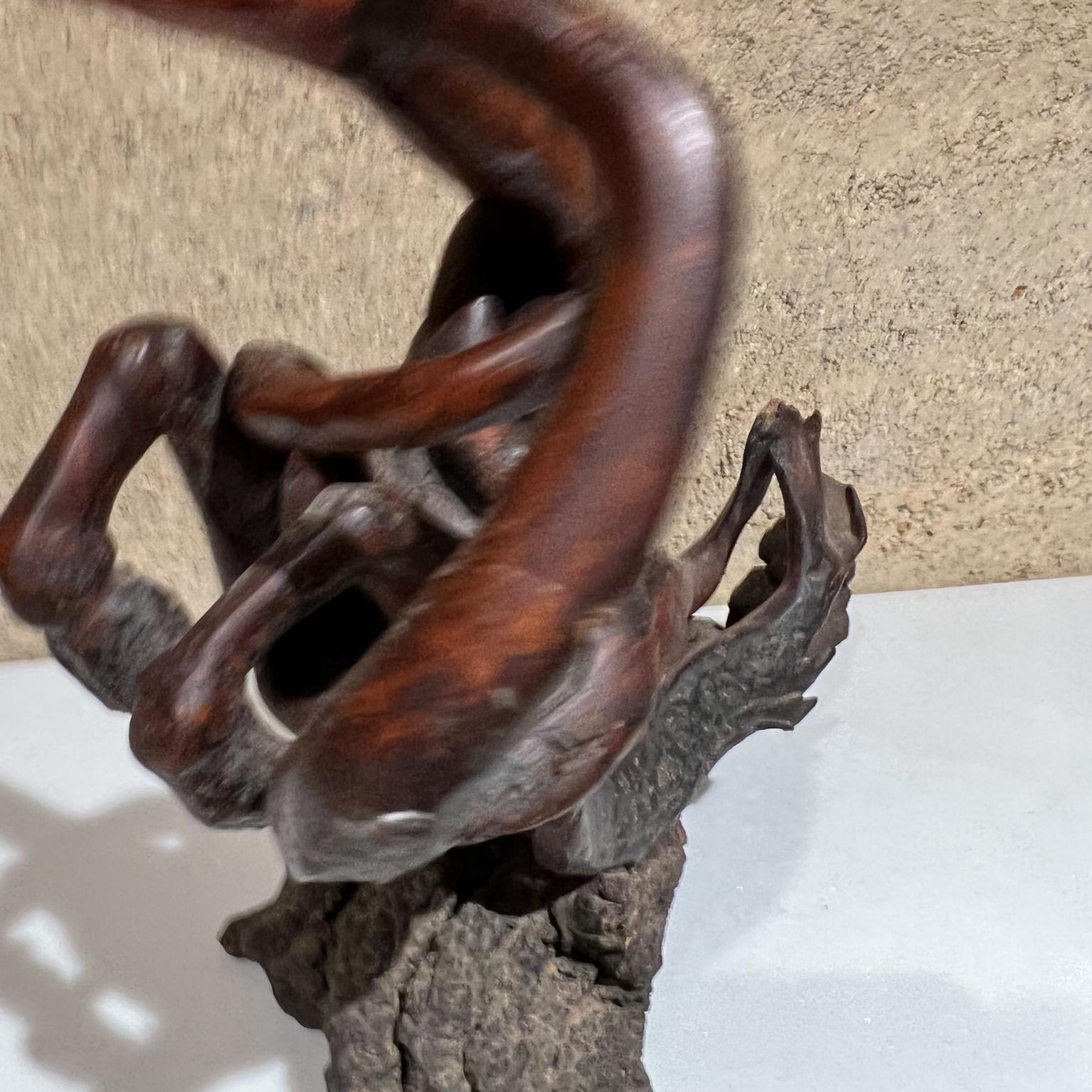 Mythical Art Hercules and The Hydra Wood Sculpture For Sale 4