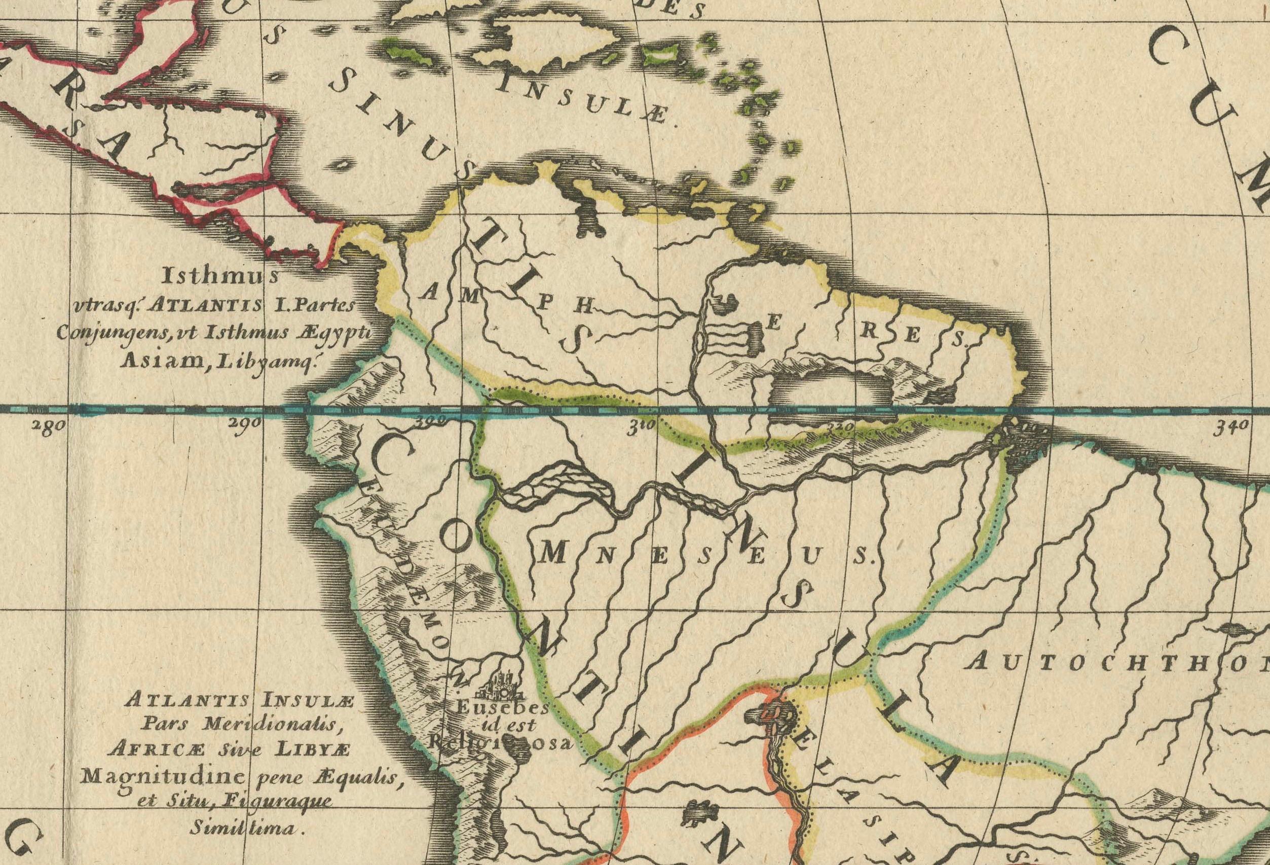Cette carte rare et fascinante, intitulée 