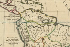 La mitica Atlantide restaurata - Una mappa del 1694 delle Americhe e della geografia antica