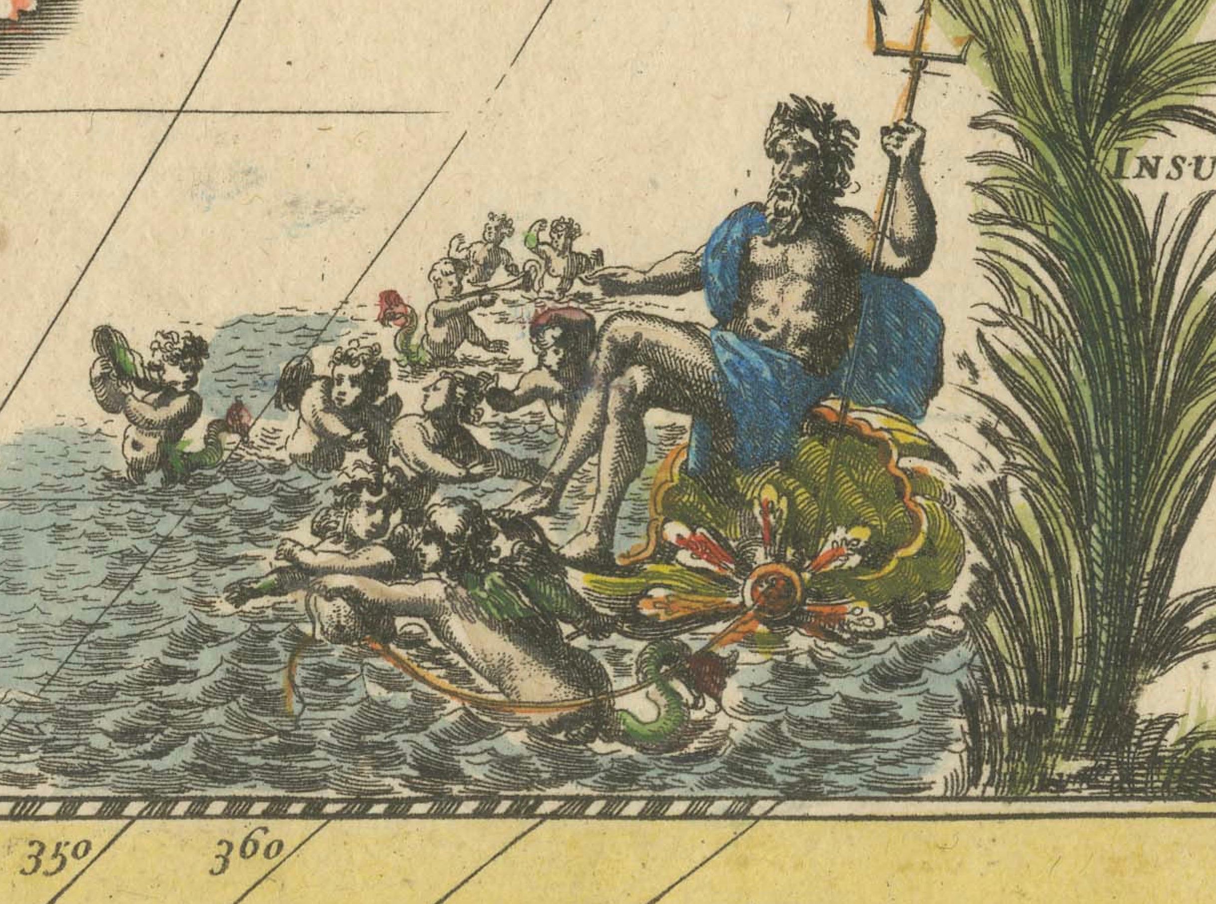 Atlantis mythique restauré - Une carte des Amériques et de la géographie ancienne de 1694 en vente 2