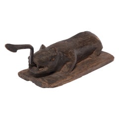 Antique Mythical Beast Coconut Splitter, c. 1900