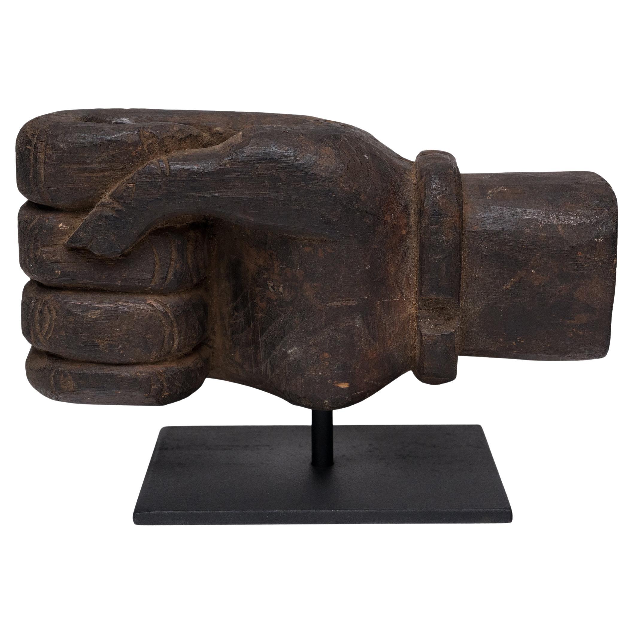 Mythical Chinese Statue Hand, c. 1850