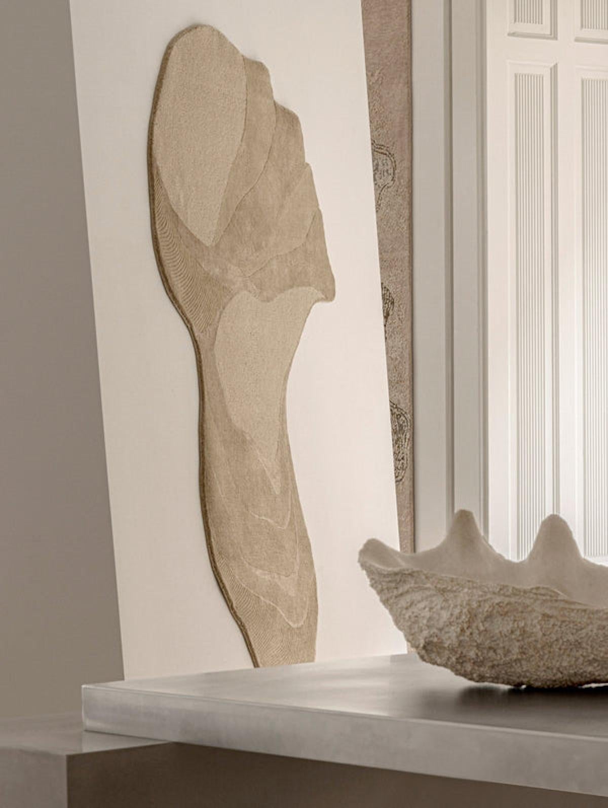 Mythical Cone, 'Watertopia' collection by Linie Design
Designer; Urd Moll Gundermann

Abstract rug. 
Materials: 75% New Zealand Wool / 25% Silk
Hand knotted rug

Model shown on main image:
'Mythical Cone'

Dimensions: 135 x 200 cm

Head of Design,