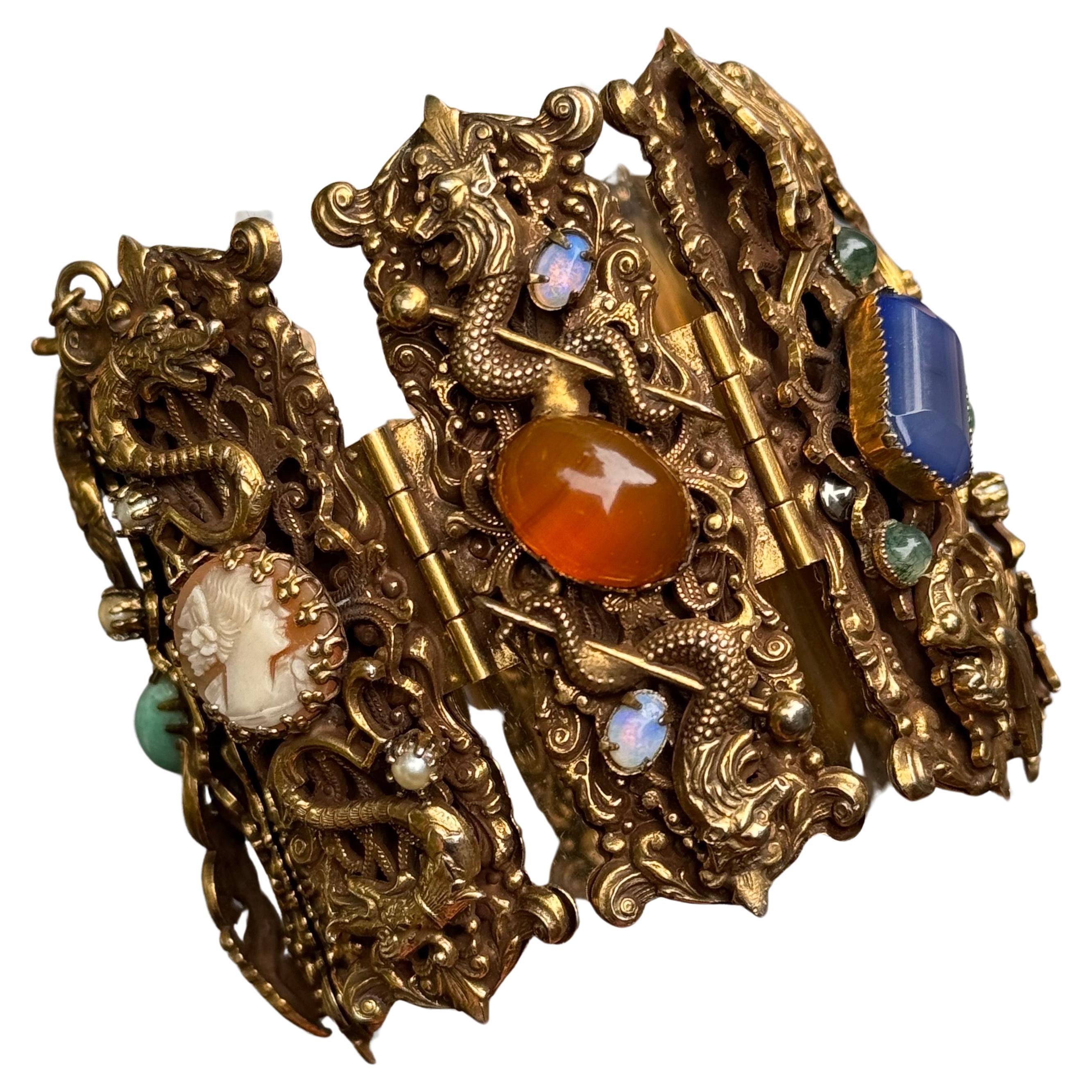 Mythical One of Kind Statement Bracelet