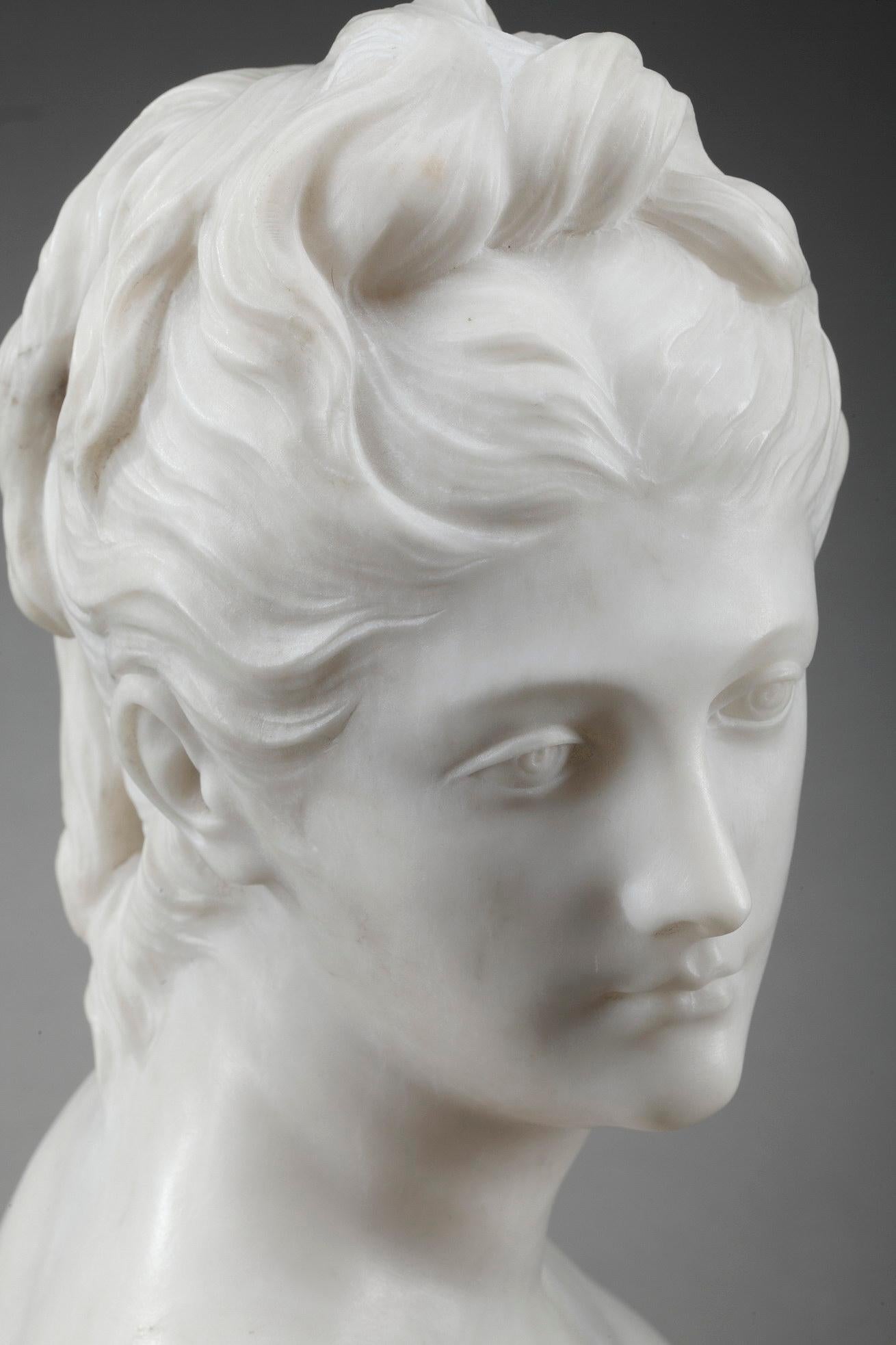 Mythological Alabaster Bust Diana 5