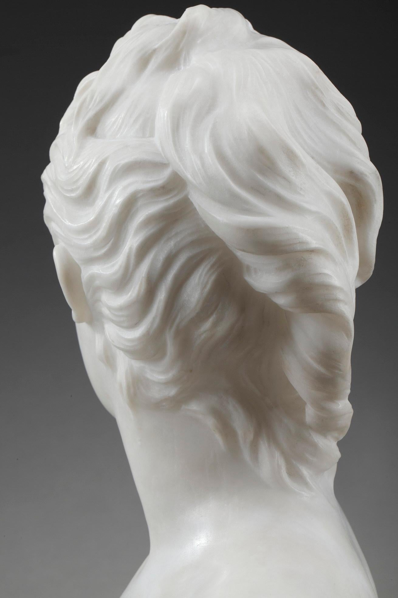 Mythological Alabaster Bust Diana 10