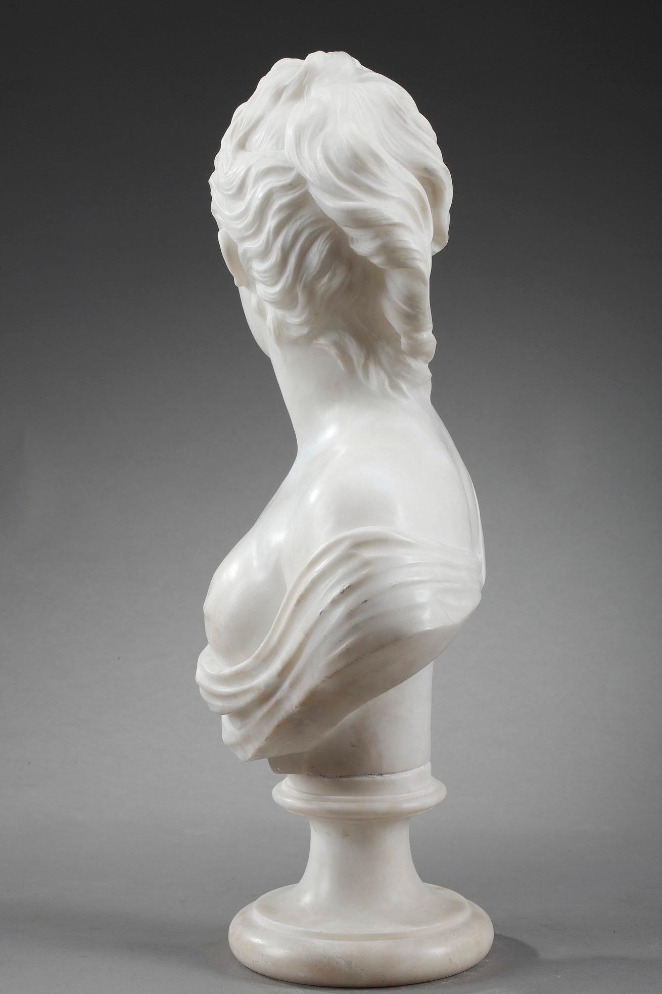 Mythological Alabaster Bust Diana 11