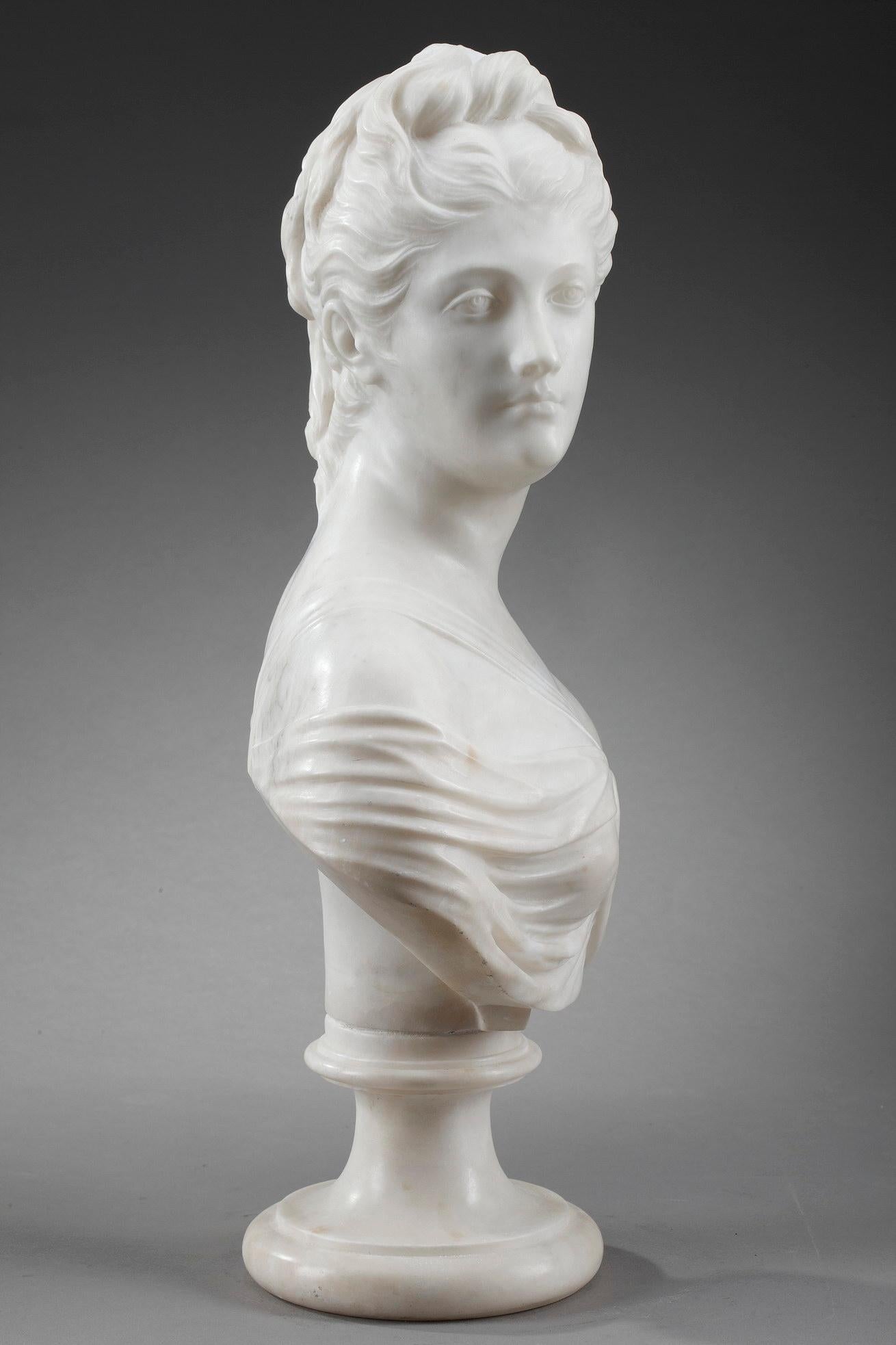 Mythological Alabaster Bust Diana 1