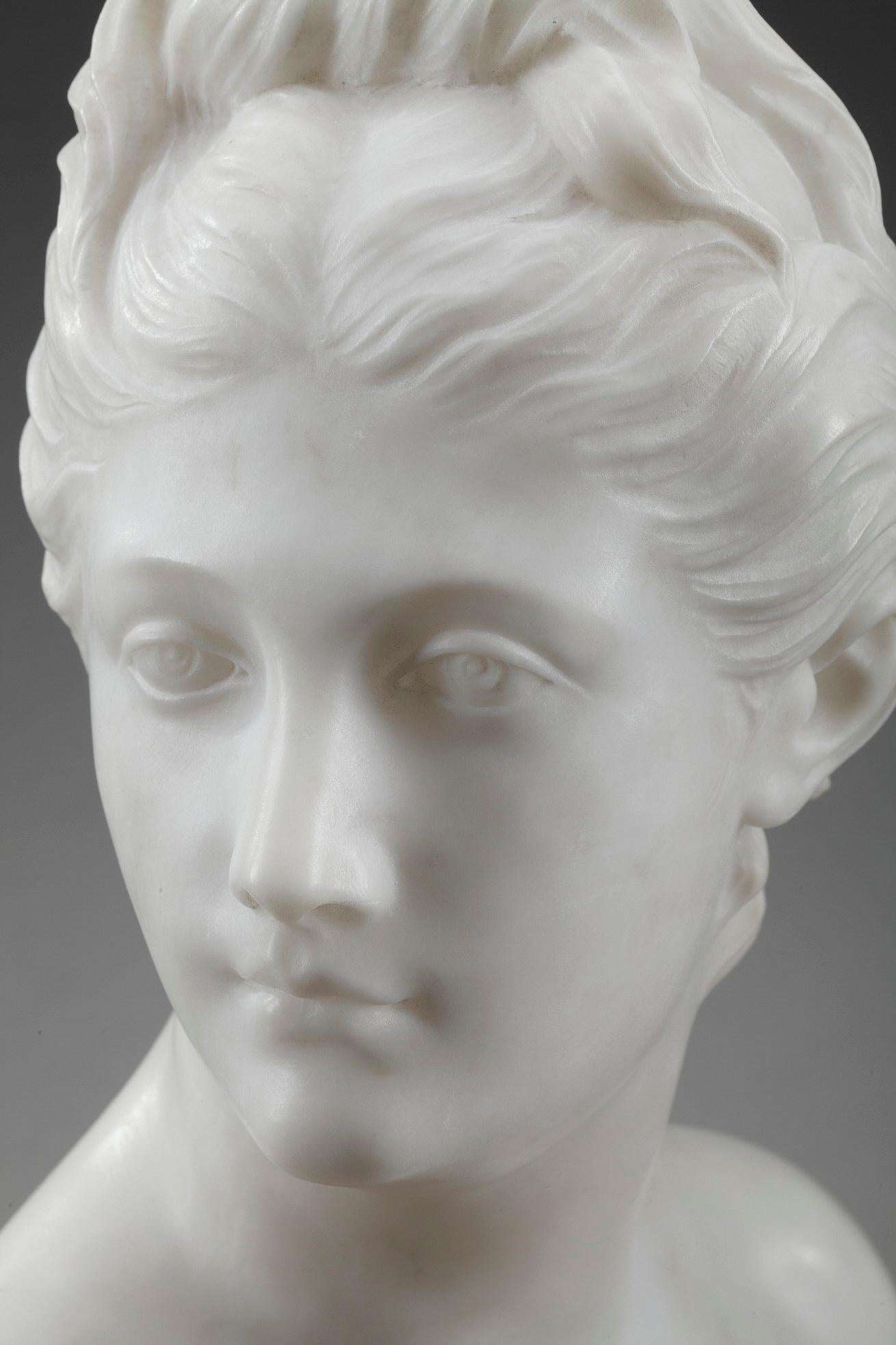 Mythological Alabaster Bust Diana 2