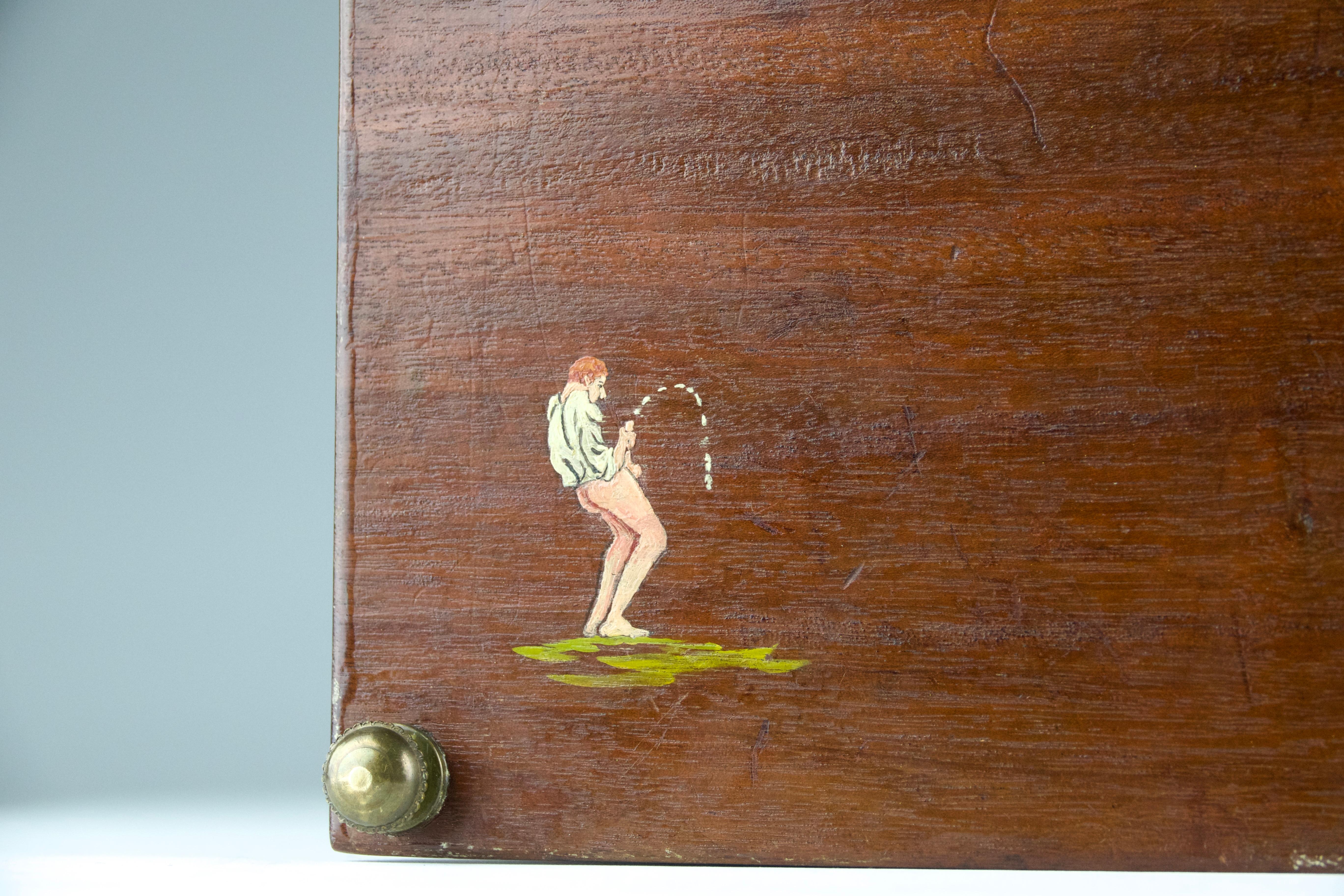 Mythological Art Nouveau Erotic Lockbox, France Early 20th Century 6