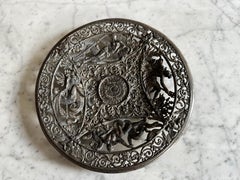 Mythological Cast Iron Bowl with Openwork Design – Historicism Era
