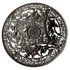 Mythological Cast Iron Bowl with Openwork Design – Historicism Era