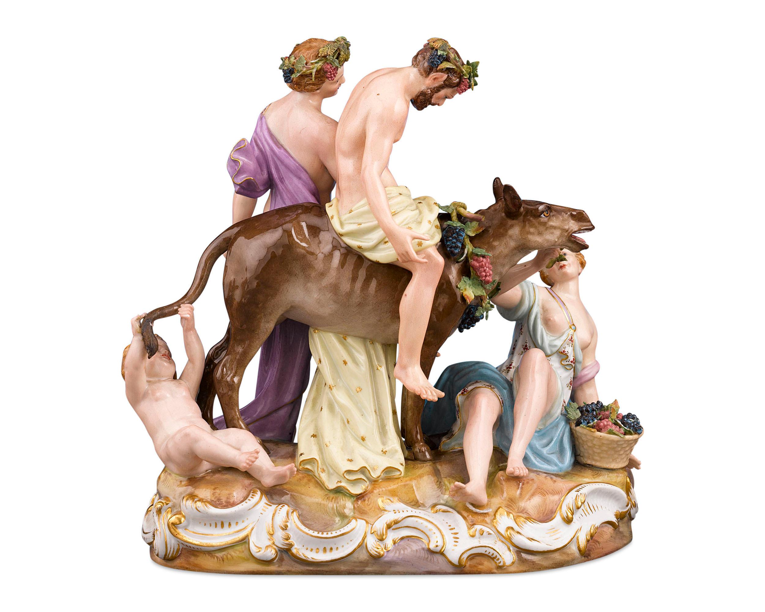 Rococo Mythological Group by Meissen