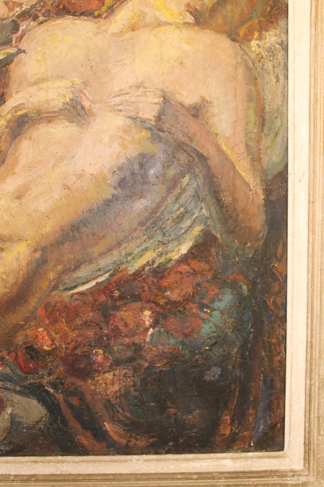 Pintura Mitológica, F.Quelvée, Francés, 1940 3