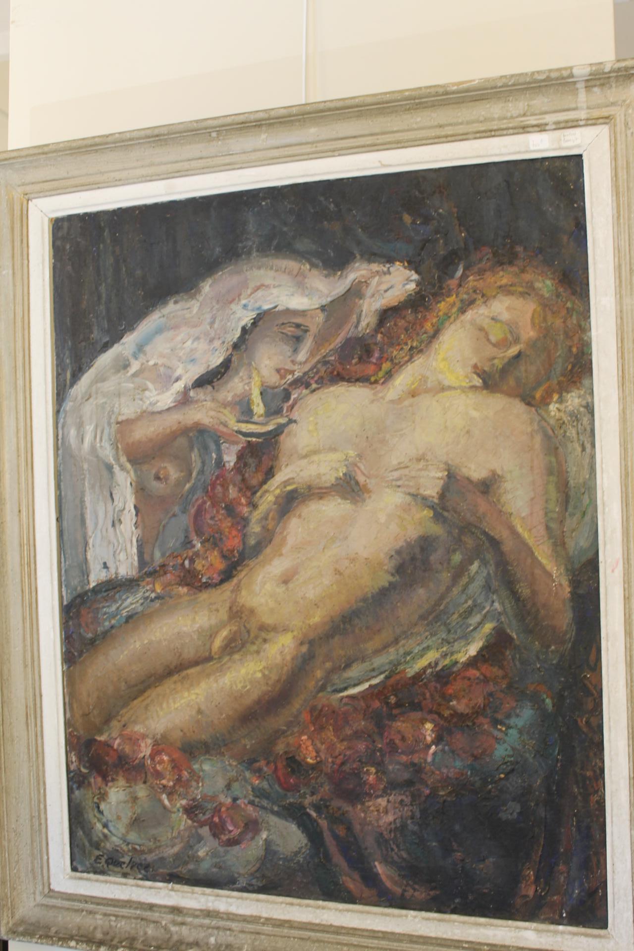 Pintura Mitológica, F.Quelvée, Francés, 1940 17