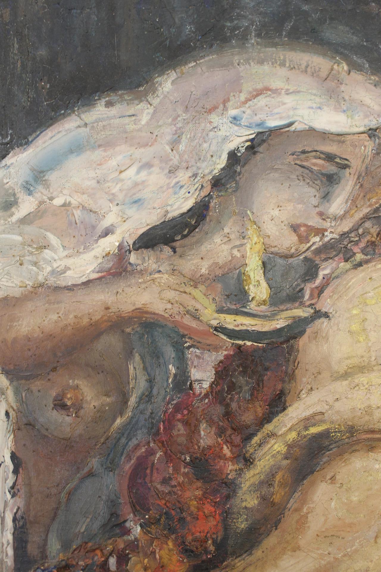 Pintura Mitológica, F.Quelvée, Francés, 1940 19