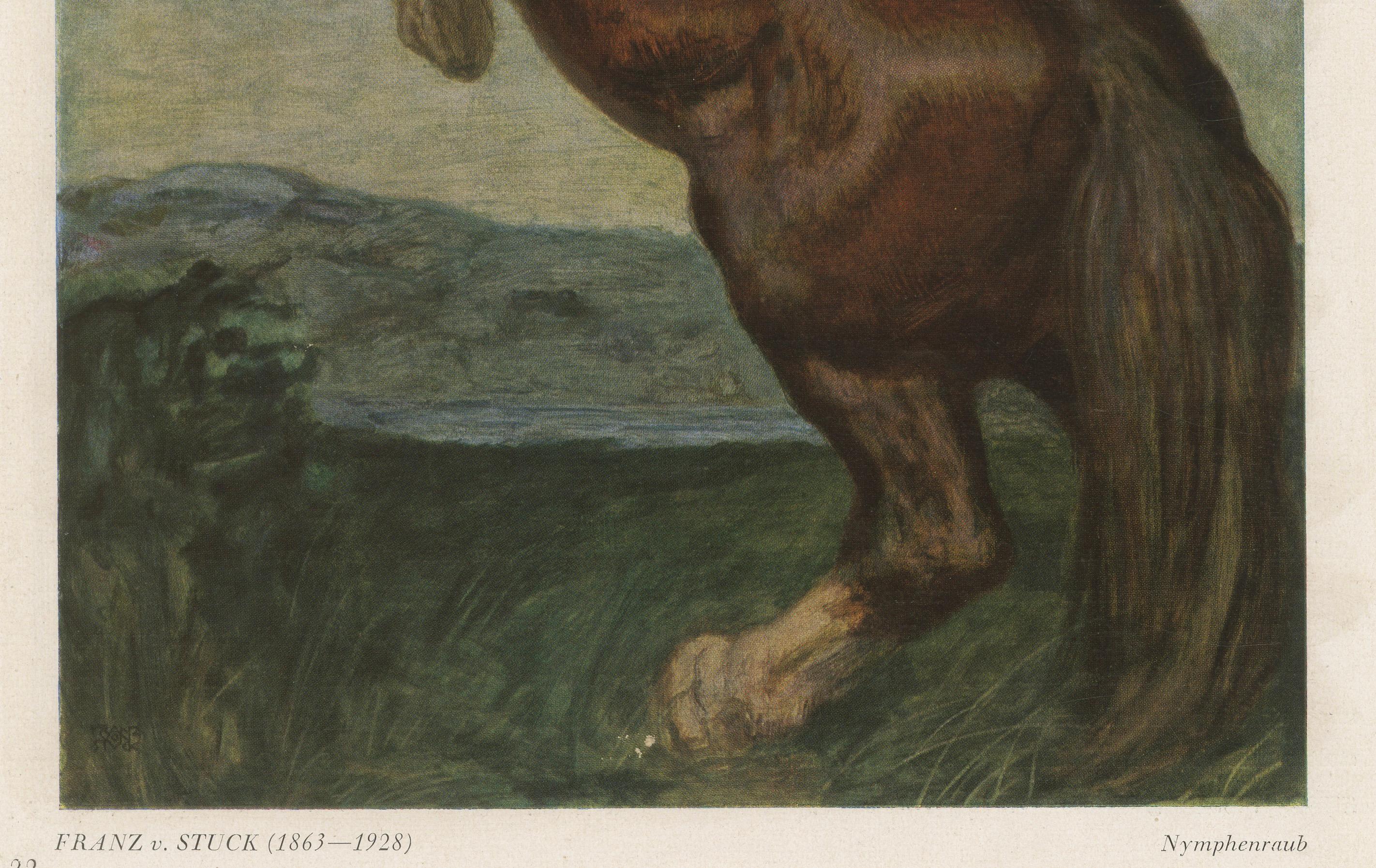 Début du 20ème siècle Scène mythologique - 