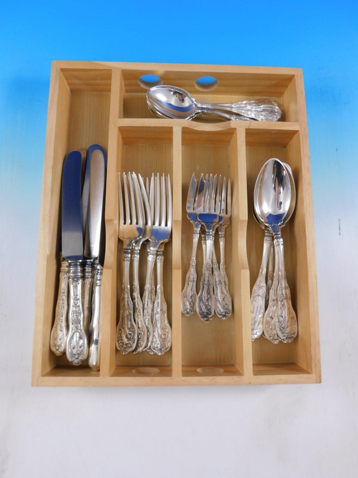 Mythologique by Gorham Set de couverts en argent sterling pour 6 Service 30 pièces en vente 1