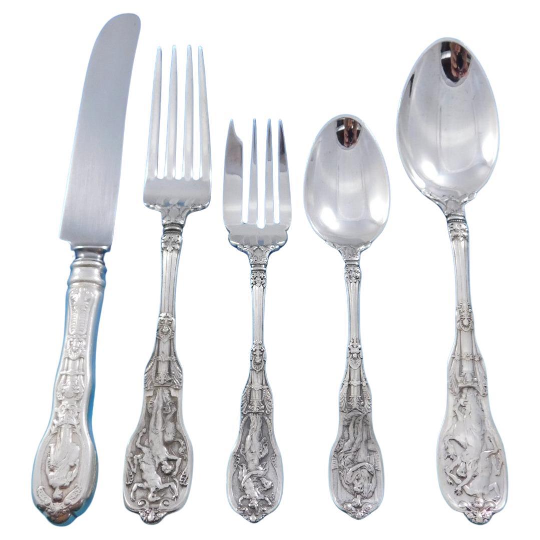 Mythologique by Gorham Set de couverts en argent sterling pour 6 Service 30 pièces