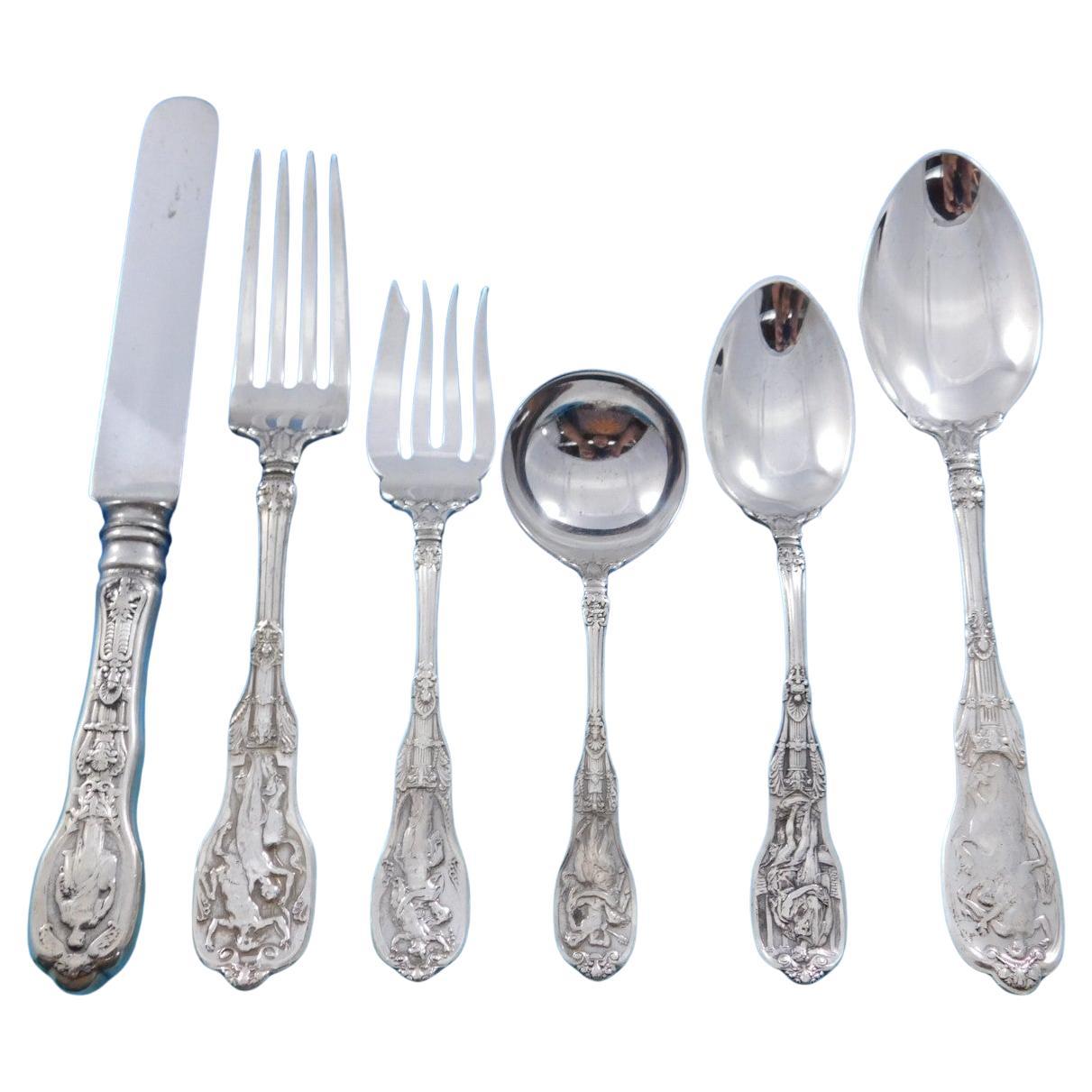 Mythologique by Gorham Sterling Silver Flatware Set for 8 Service 48 pieces