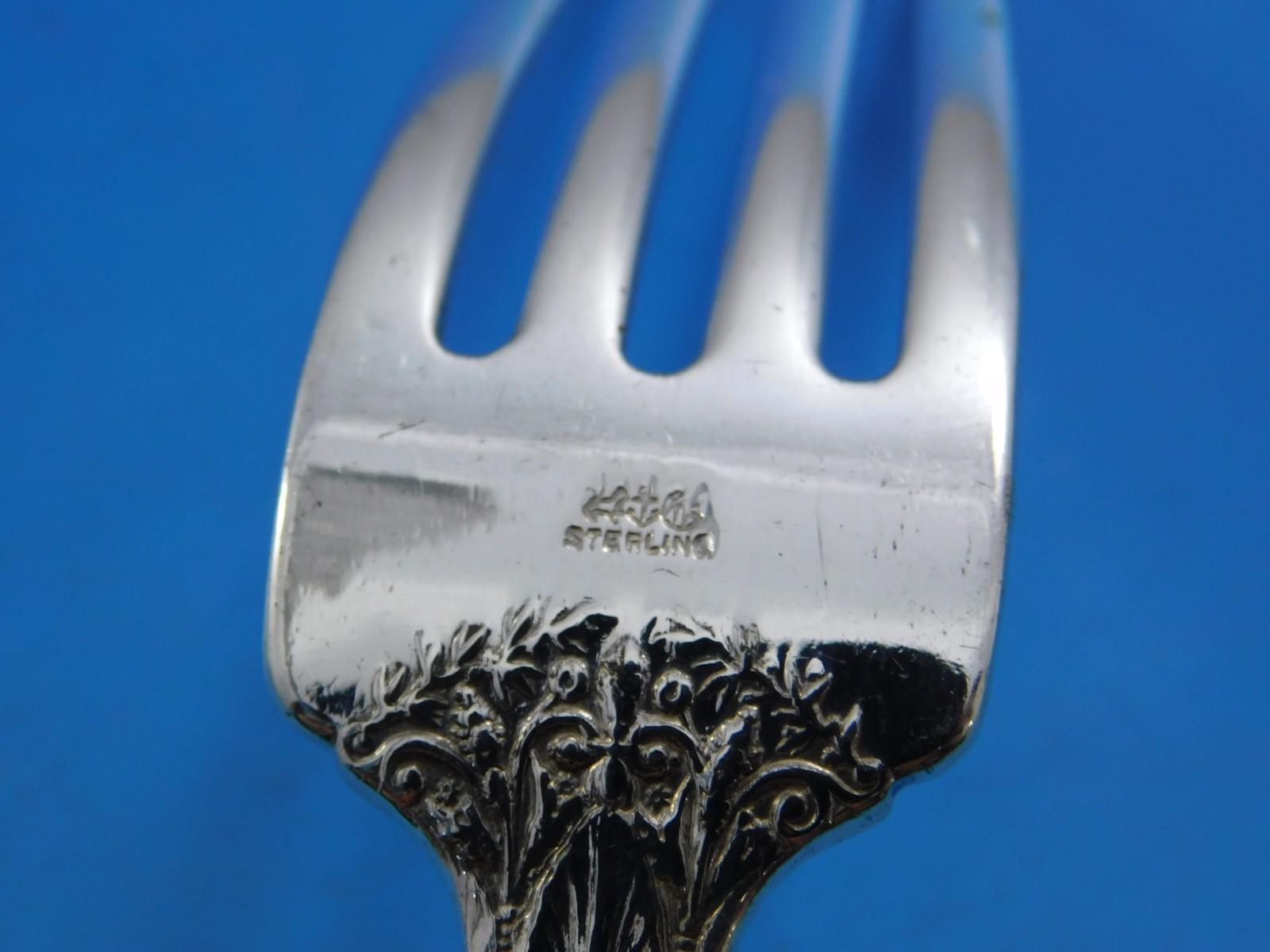 Mythologique by Gorham Sterling Silver Flatware Set Service 192 pcs Dinner Old In Excellent Condition For Sale In Big Bend, WI