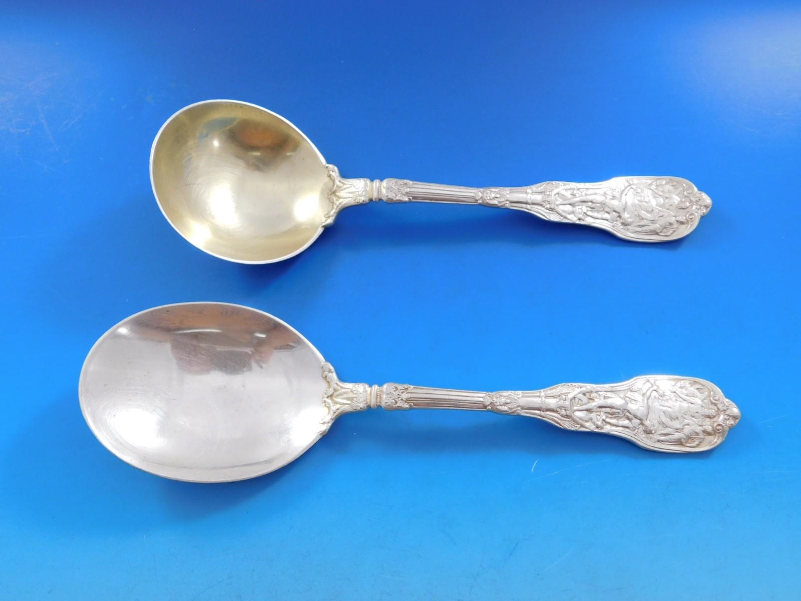 Mythologique by Gorham Sterling Silver Flatware Set Service 237 pcs Dinner Huge For Sale 2