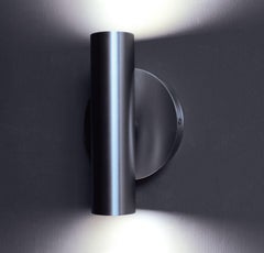 Mythos 2 Lichter LED-Wandleuchte in Satin Nickel von Aggiolight