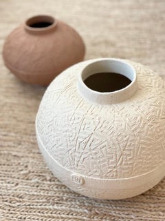 Mythos Round Vessel #1 by Meru Istanbul, Contemporary Ceramic Home Decor